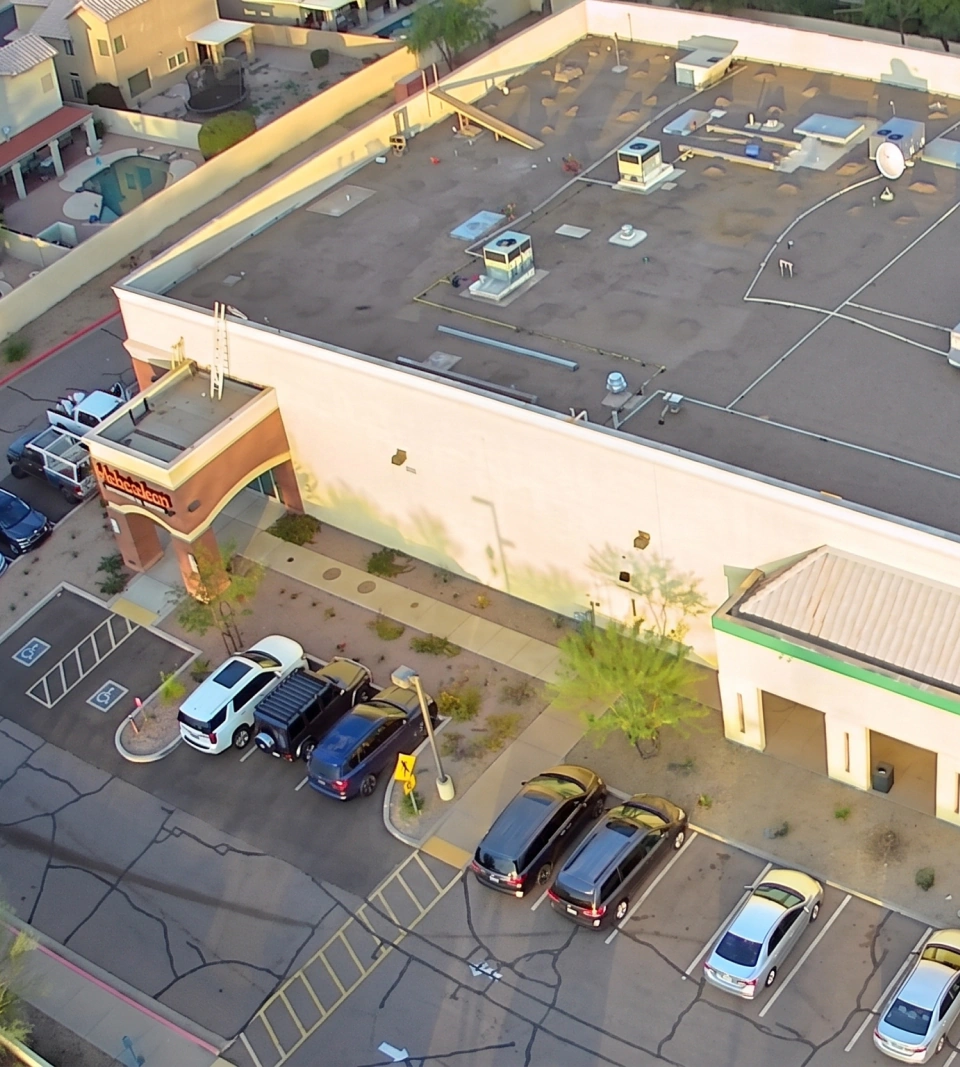 Rooftops across the Phoenix, Arizona valley