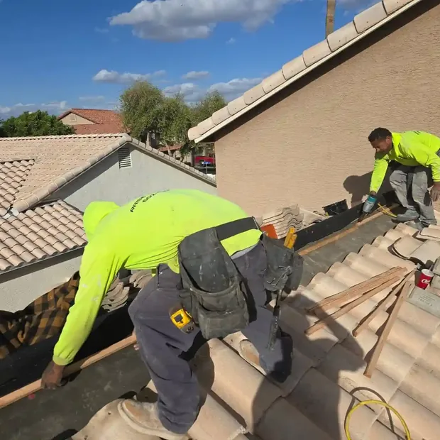Roofing work by Raise The Roof AZ in the Mesa, Arizona area