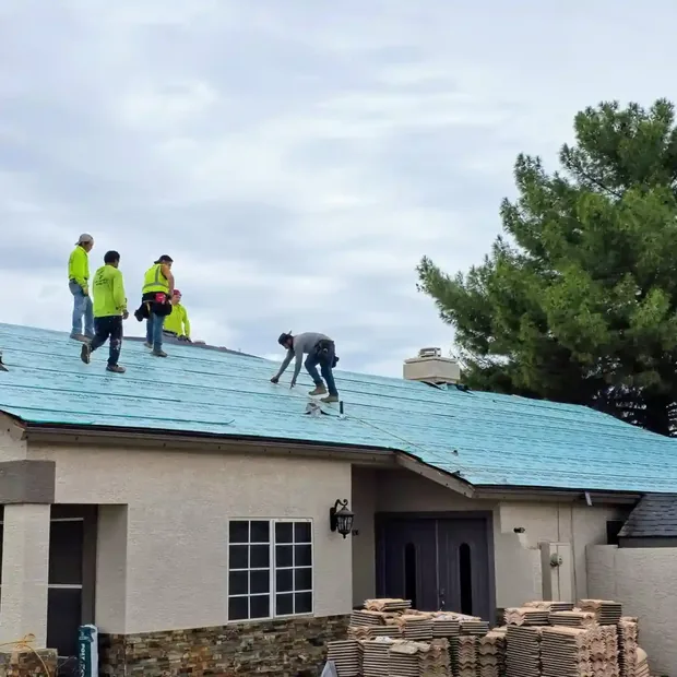 Roofing work by Raise The Roof AZ in the Tempe, Arizona area