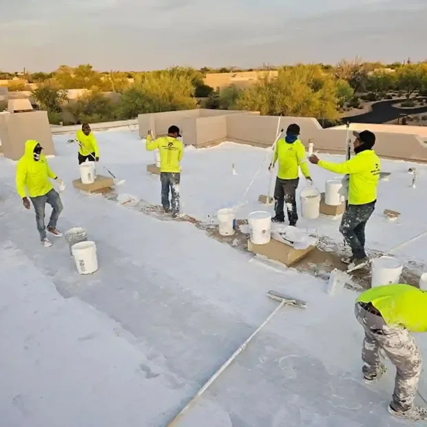 Completed roofing work by Raise The Roof AZ near Chandler, Arizona
