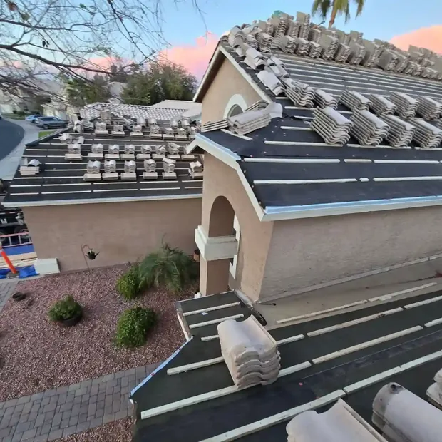 Completed roofing work by Raise The Roof AZ near Scottsdale, Arizona